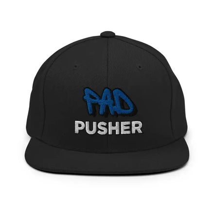 PAD PUSHER Embroidery Patch SnapBack RED, BLUE OR YELLOW PAD PUSHER